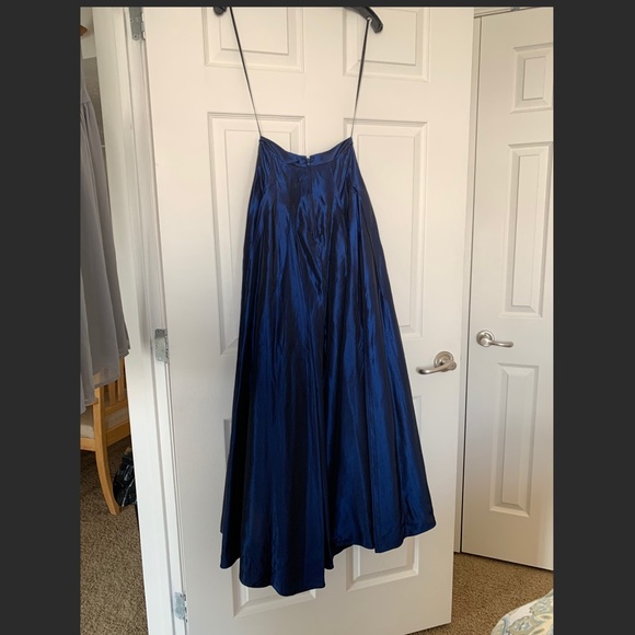 Navy Blue Prom Dress - Picture 3 of 5